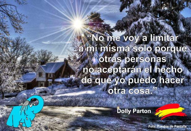 No me voy a limitar a mí misma sólo porque otras personas no aceptarán el hecho de que yo puedo hacer otra cosa.